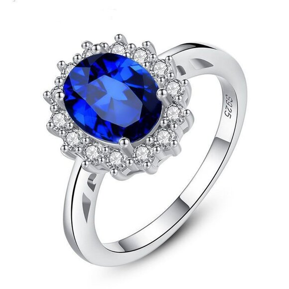 Blue Sapphire Ring - Picture 1 of 5
